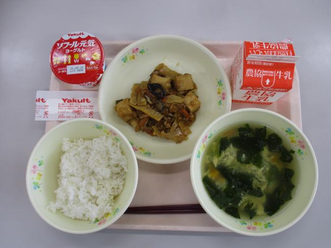 5月7日の給食画像