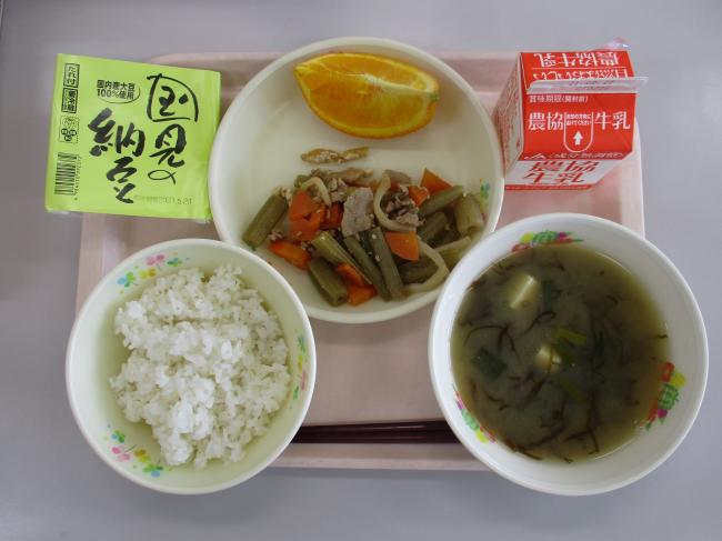 5月14日の給食画像