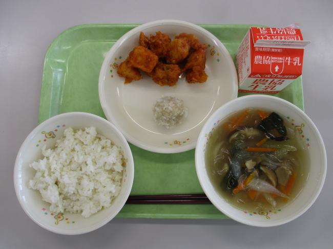 6月7日の給食画像