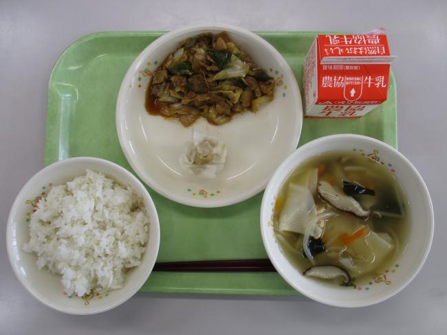 6月30日の給食画像