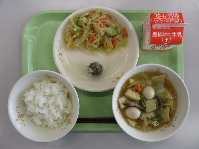 12月1日の給食画像