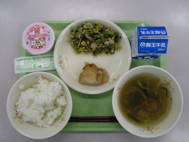 4月8日の給食画像