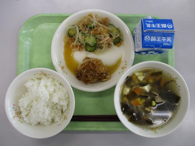 5月23日の給食画像