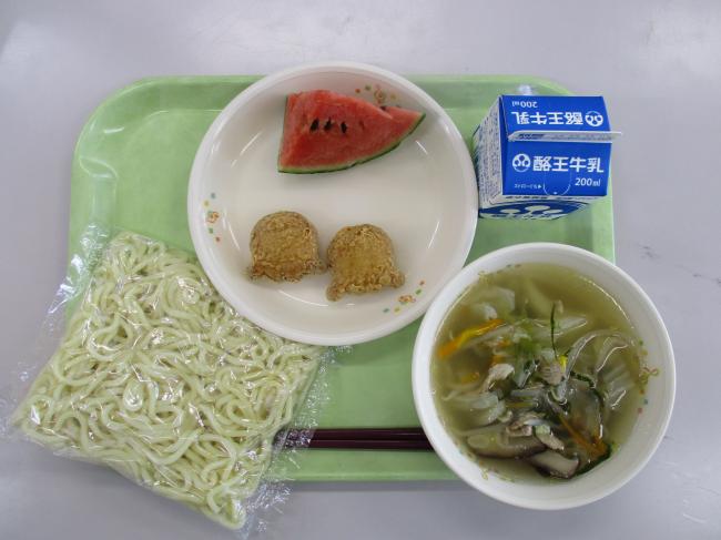 7月14日の給食画像