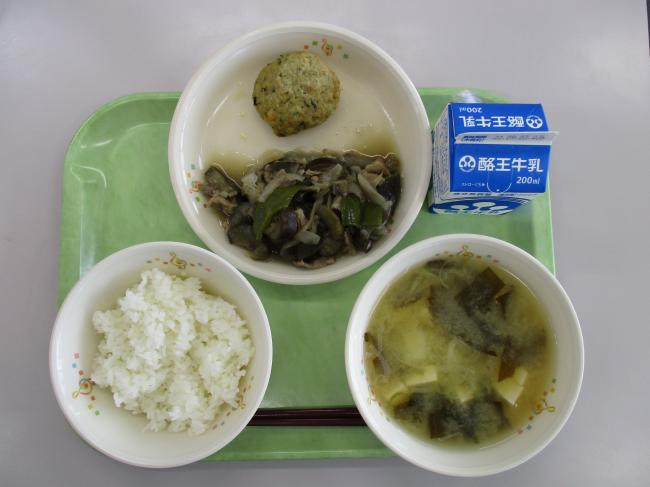 8月26日の給食画像