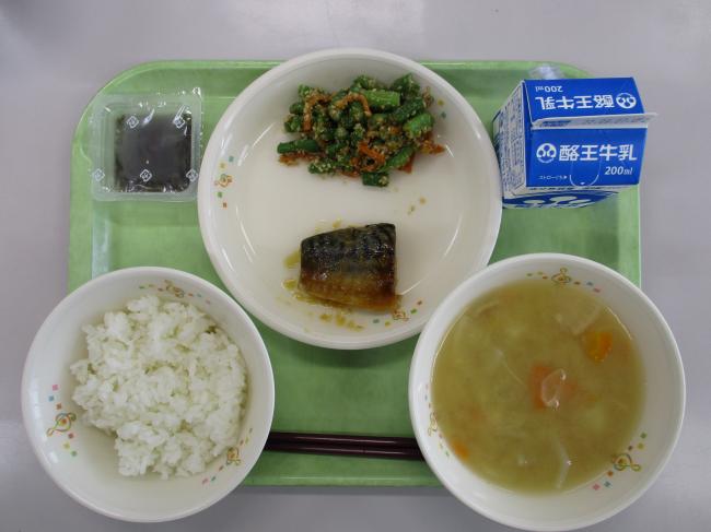 8月30日の給食画像