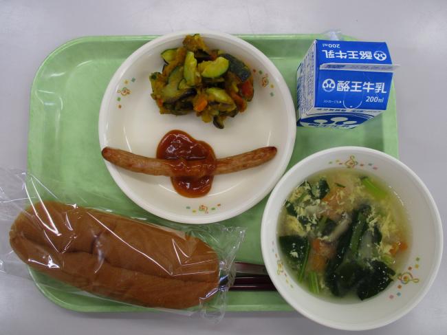 9月1日の給食画像