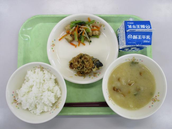 10月14日の給食画像