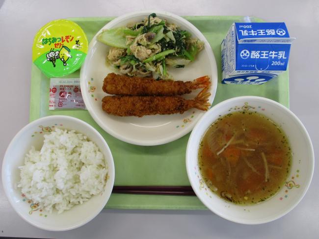 10月28日の給食画像