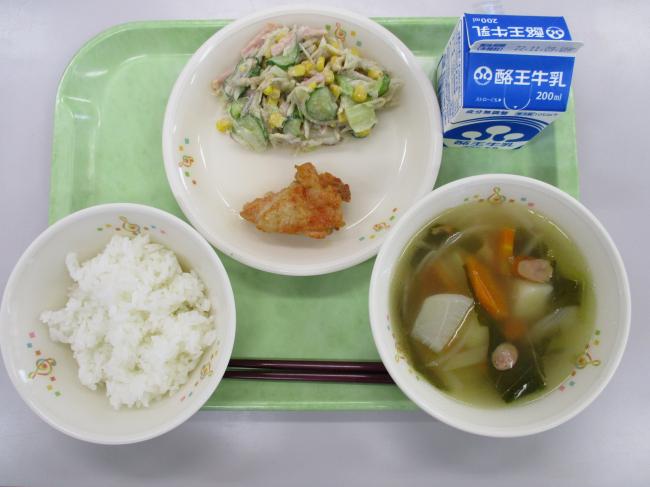 11月1日の給食画像