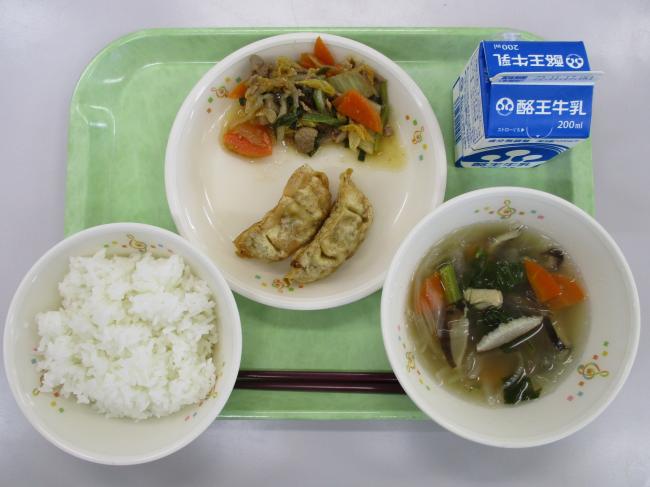 11月9日の給食画像