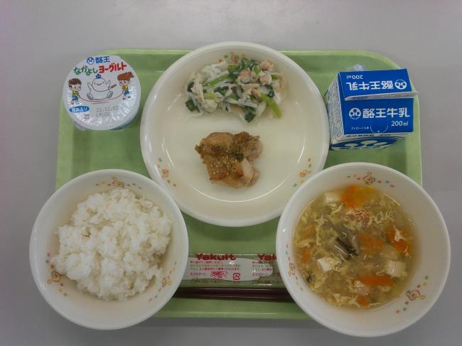 11月21日の給食画像