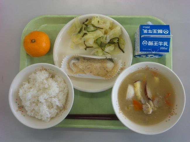 12月6日の給食画像