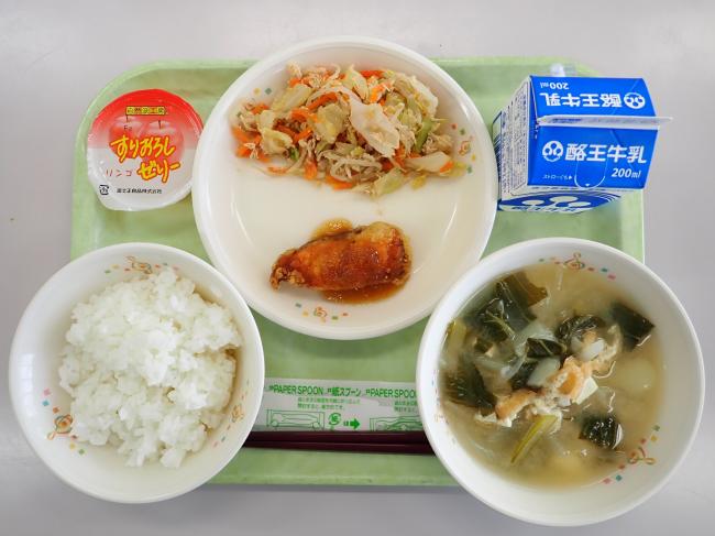 2月21日の給食画像