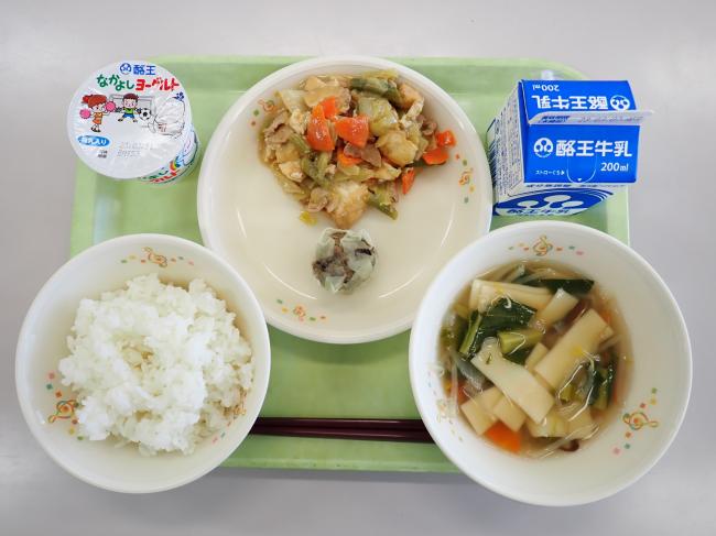 2月27日の給食画像