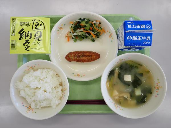 6月5日の給食画像