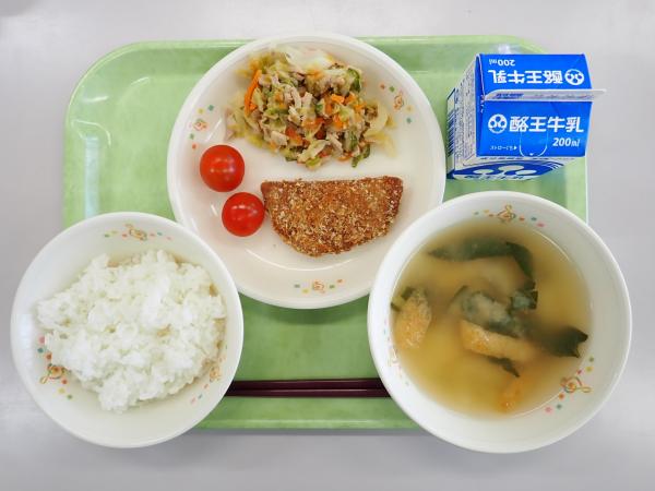 6月21日の給食画像