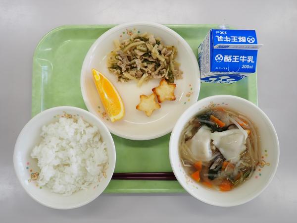 7月7日の給食画像