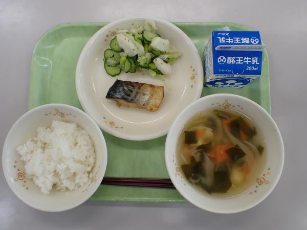 7月11日の給食画像