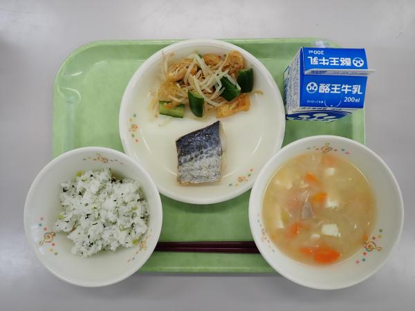 7月14日の給食画像