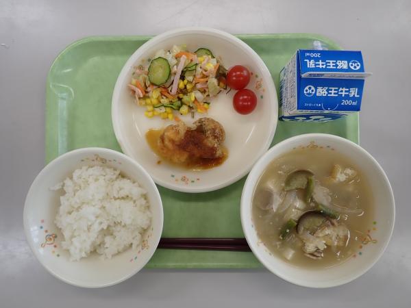 7月18日の給食画像