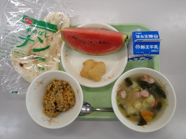 7月19日の給食画像