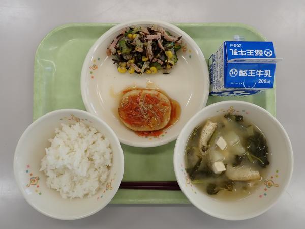 10月2日の給食