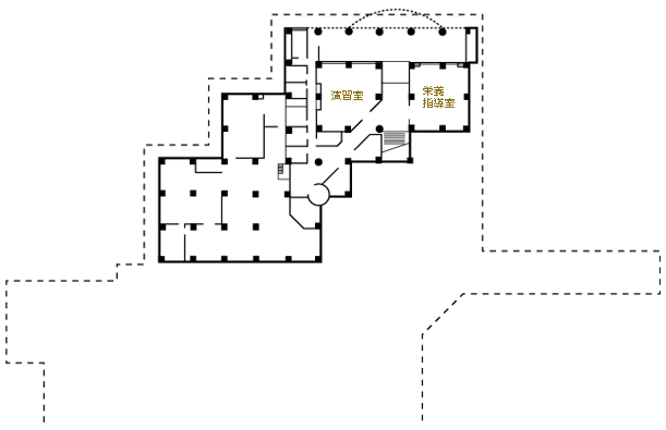 地下1階の案内図